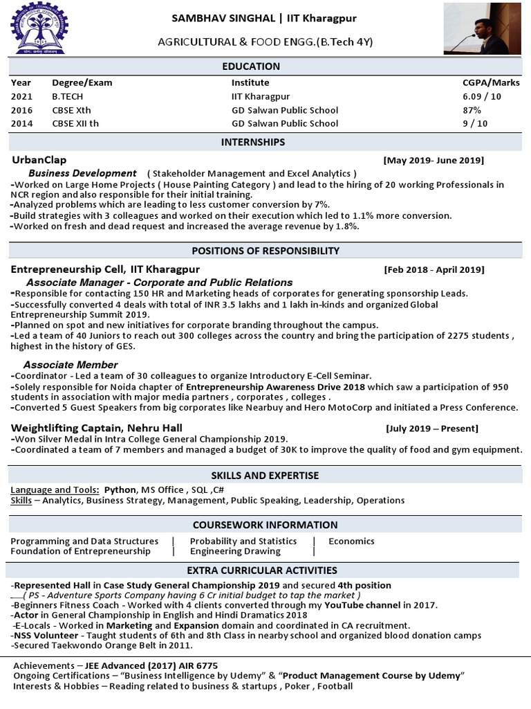 IIT KGP Sambhav Pre Final Year - 1687139179