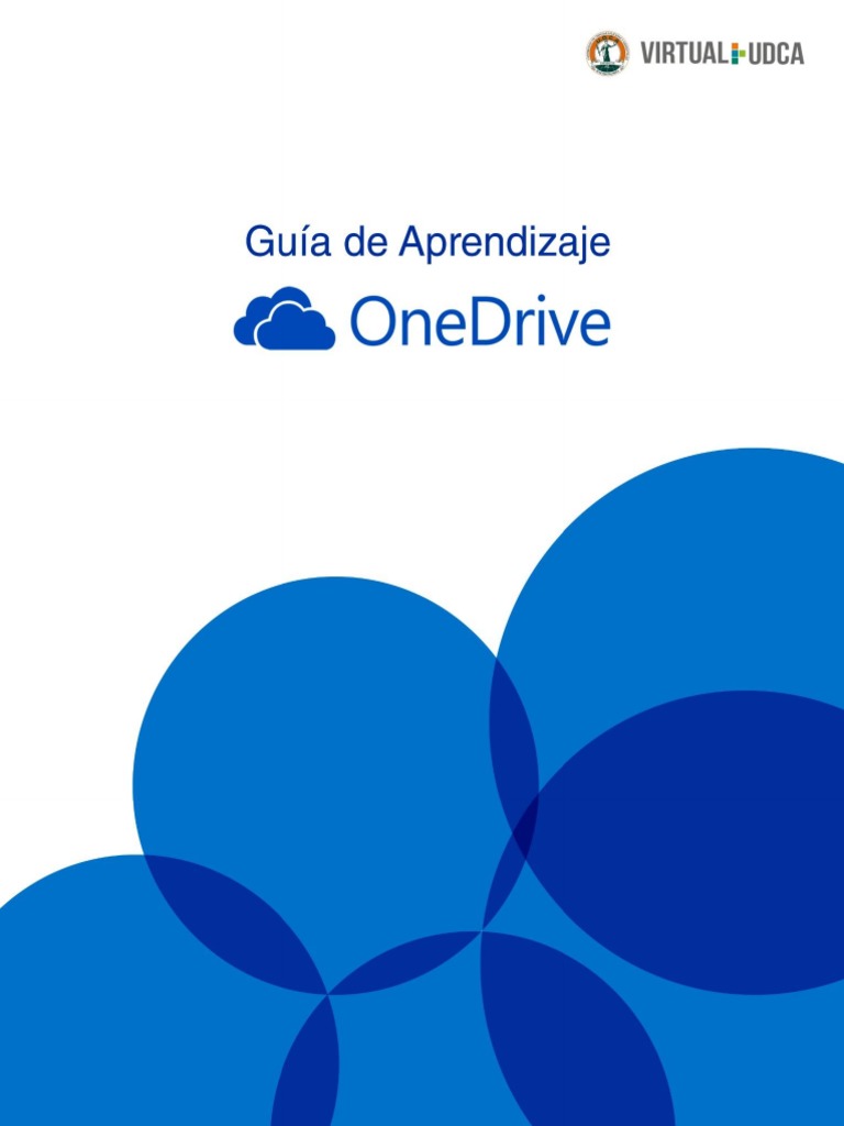 Guia para One Drive | PDF | Tecnología digital | Áreas de informática
