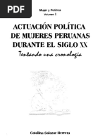 Salazar Herrera, Catalina - Mujer y Politica, Vol. 1 - Actuacion Politica de Mujeres Peruanas Durante El Siglo XX, Tentando Una Cronologia PDF