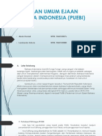 Pedoman Umum Ejaan Bahasa Indonesia (Puebi)