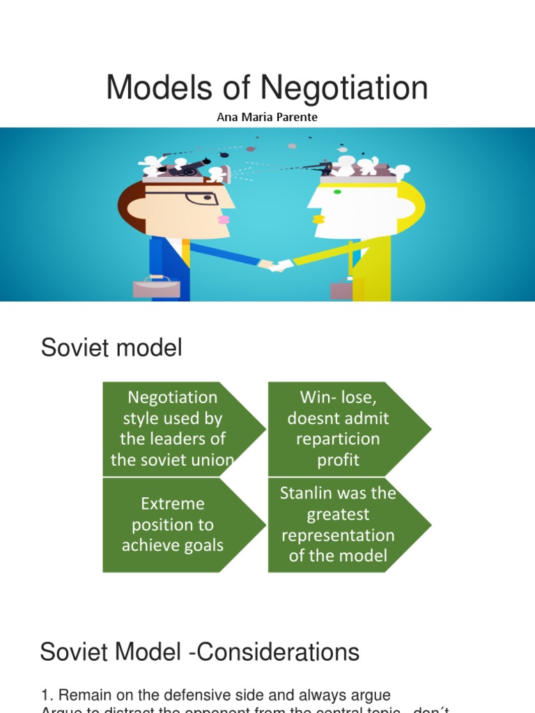 Negotiation Models Explained | PDF | Negotiation | Cognition