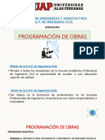 Programacion de Obras