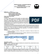 Calidad de materia prima hortalizas y frutas