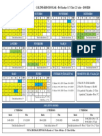 Calendario Escolar 2019 2020