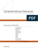 Características literarias