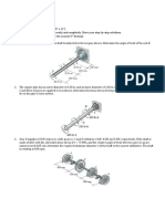 C and Three Torques Are Applied To It As Shown, Determine The Shear Stress Developed at Points A and B - These Points