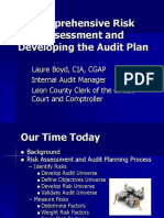 Comprehensive Risk Assessment and Developing The Audit Plan