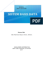 Sistem Basis Data