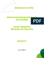 Informe Caracterización Social Familias Sector Galandría - Caucasia