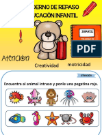 Cuaderno de Atencion y Motricidad Para Educacion Infantil