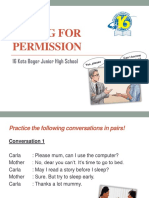 Asking For Permission: 16 Kota Bogor Junior High School