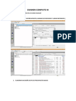 Presupuesto, diseño, exportación y cálculos en Computación III