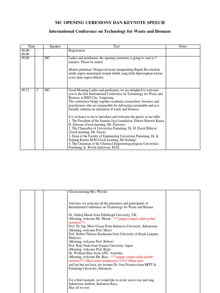 Mc Script International Conference Pdf