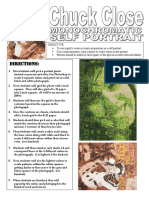 Chuck Close Inspired Portrait Rubric