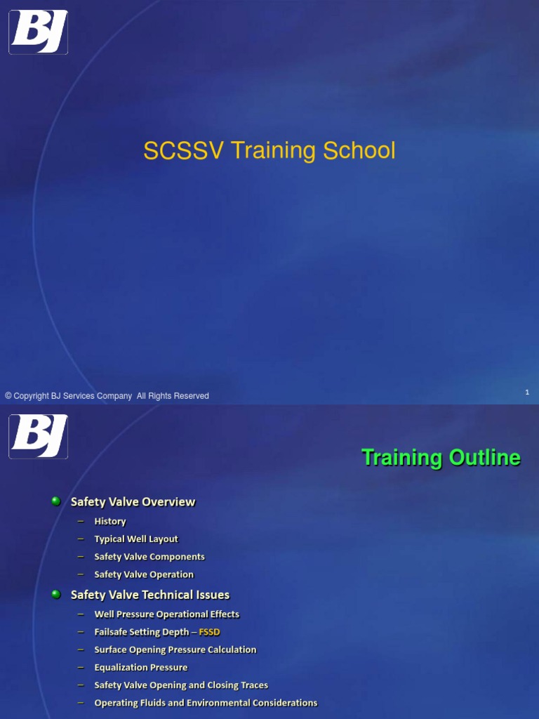Valvula de Seguridad (SCSSV) - Tema 4 | PDF | Valve | Blowout (Well ...