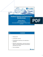 Análisis Sísmico de Estructuras Geotécnicas - Denys Parra - APGEO