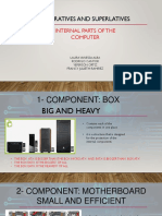 Comparatives and Superlatives: Internal Parts of The Computer