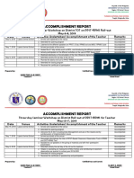 Accomplisment Report On Rpms Roll Out 2019