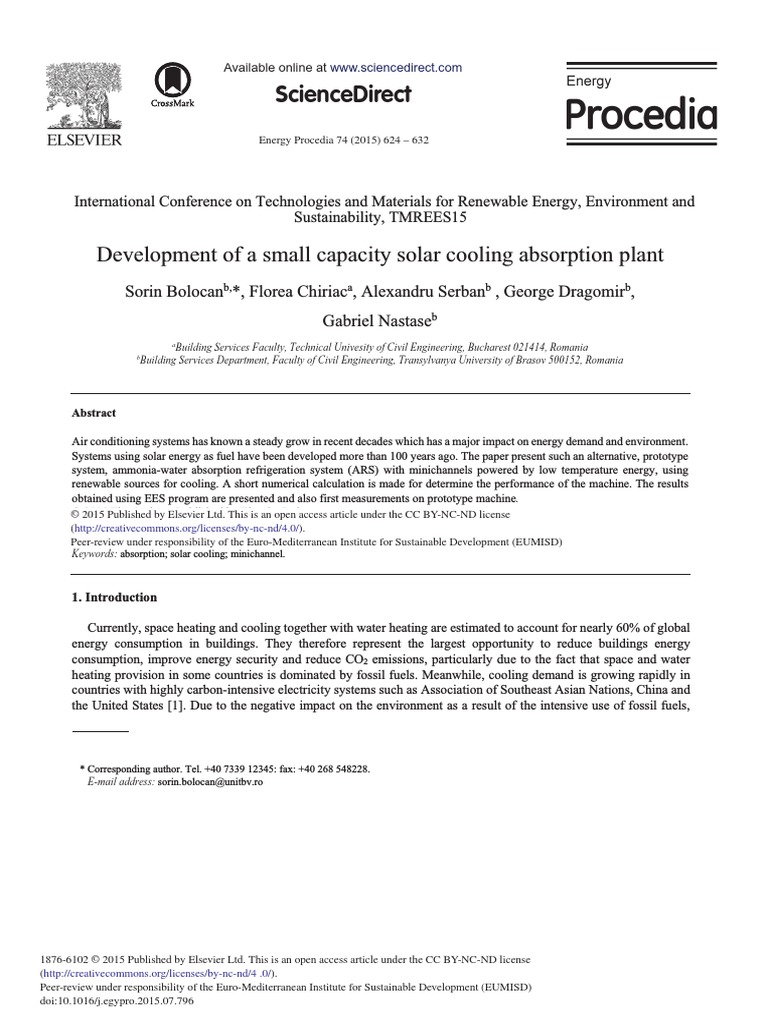 Sciencedirect: 'Hyhorsphqwridvpdoofdsdflw/Vrodufrrolqjdevruswlrqsodqw ...