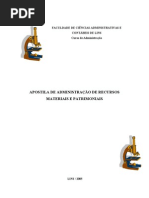 Administração de Materiais