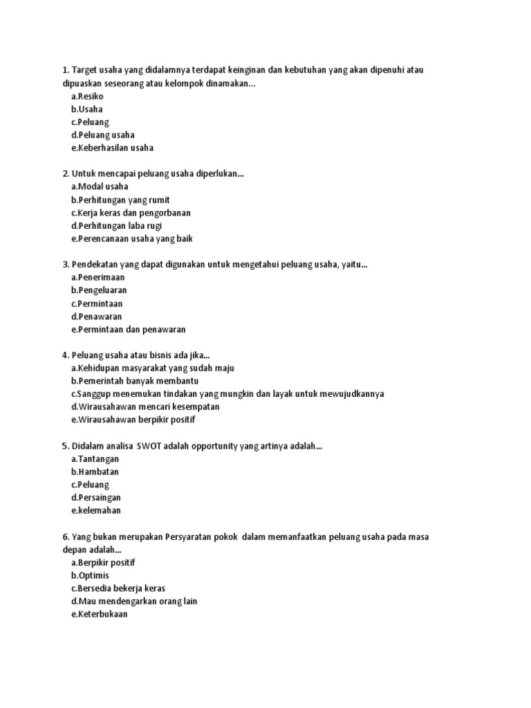 Untuk Mencapai Peluang Usaha Diperlukan Content