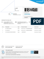 UEWV82: E-Ticket (Departure Train)