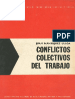 Libro Conflictos Colectivos Laborales Juan Mariquez Ulloa