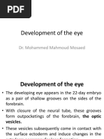 Development of The Eye