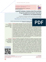 Audit Secara Prospektif Terhadap Antimicrobial Stewardship Program Pada Pasien Kanker Payudara Di RSUP Dr. M. Djamil Padang