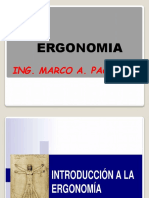 Ergonomia: Ing. Marco A. Paco