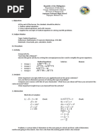 Lesson Plan Radical Equations