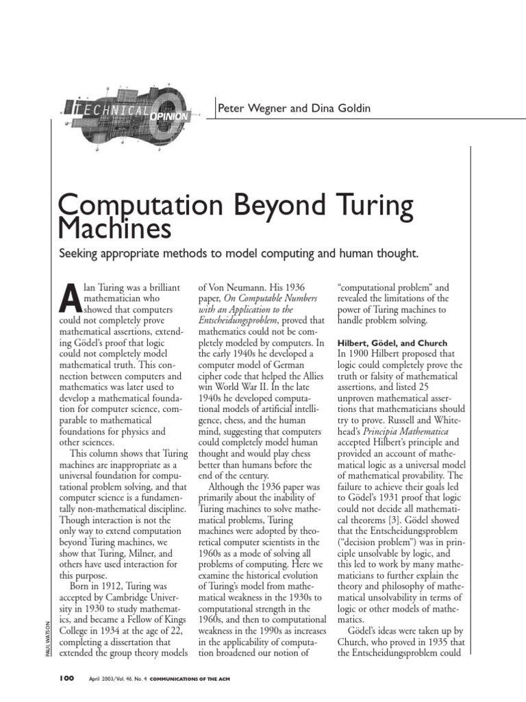 Turing Machine | PDF | Computer Science | Teaching Mathematics