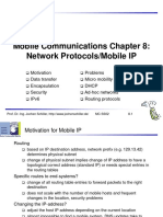 Mobile Communications Chapter 8: Network Protocols/Mobile IP