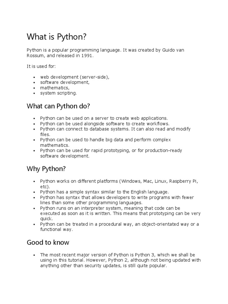 Python | PDF | Data Type | Integer (Computer Science)