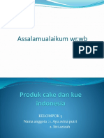 Kelompok 5 (Produk Cake & Kue Indonesia)