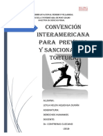 Convención Interamericana para Prevenir y Sancionar La Tortura