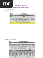 RATE Conference Agenda