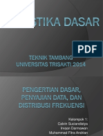 Statistika Dasar Pendahuluan Statistik