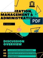 Organization, Management & Administration: by Group 1