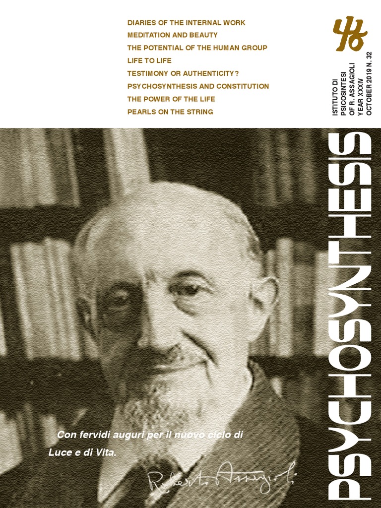 Psychosynthesis Magazine N 32 October 19 Meditation Self