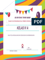 Certificate KELAS 4
