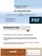 ECG BPM Analysis in MATLAB