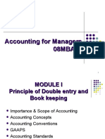 Accounting for Managers