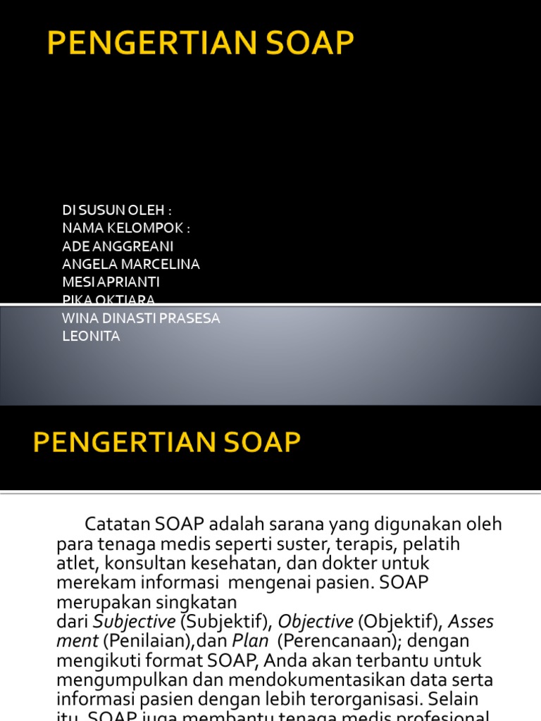Soap | PDF