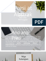 Presi at Abstrak