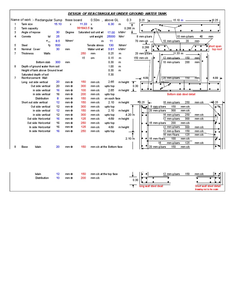 Underground Tank PDF Buoyancy Soil