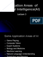 AI Application Areas Lecture 3