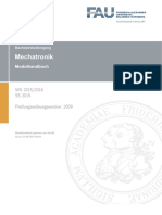Modulhandbuch Mechatronik Bachelor of Science PDF