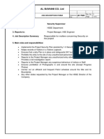 Al Bawani Co. LTD: Job Description Form