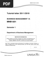 Mnb1501 201 2019 Pdf Corporate Social Responsibility Entrepreneurship